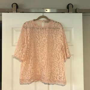 LOFT Lace Coverlet Blouse 🥰
